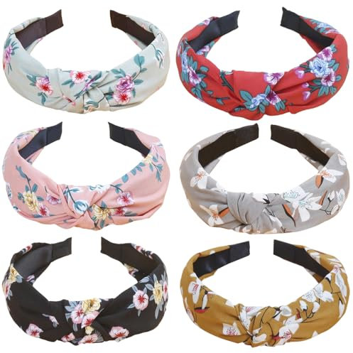 Alice Band Soft Wide Headbands for Women - Ladies Hair Accessories (rose6)