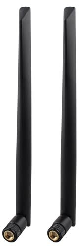 Futheda 2 Pezzi Antenna 4G LTE SMA Maschio 6dBi Omnidirezionale Compatibile con Vodafone EE O2 Tre Huawei ZTE 4G LTE Router Gateway Modem router cellulare Wireless Game Trail Camera