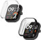 SeNool [2 Piezas Funda Protectora para Xiaomi Redmi Watch 4, Cobertura Total TPU Flexible antirrayas Funda Protectora Suave para Xiaomi Redmi Watch 4 - (Negro + Claro)