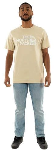 The North Face Woodcut Dome T-Shirt Gravel XL