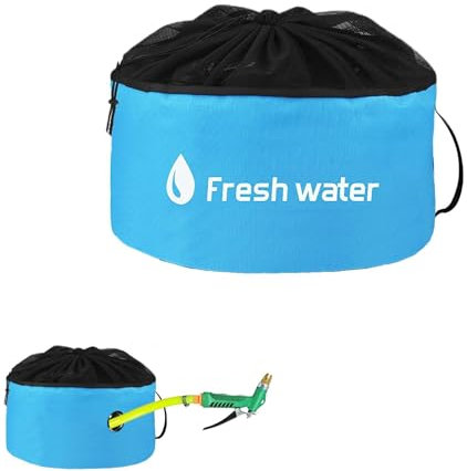 -Aufbewahrungstasche – Camping-Organisationstasche, Camping-Ausrüstungstasche, wasserdicht, tragbar, Abwasserrohr-Organizer, Tasche mit Kordelzug