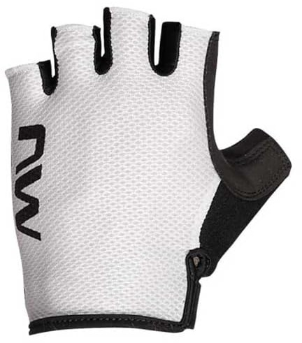 Northwave Active Fahrrad Handschuhe kurz light grau/schwarz 2024: Größe: L (9)