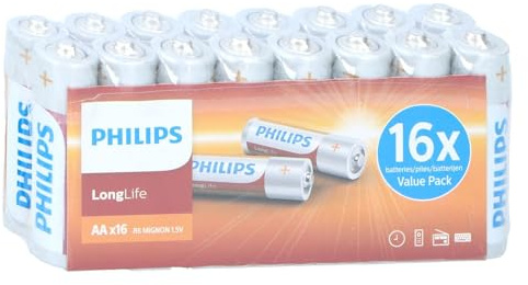 Philips Longlife-Batterien - AA - 16 Stück