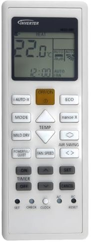 A75C16330 Ersatzfernbedienung für Panasonic Klimaanlage A75C16330