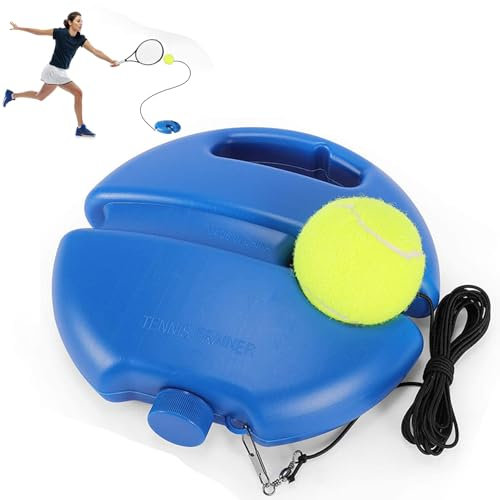 RJFUJP Tennis Trainer, Tennis Ball Machine, Next Gen Tenni Buddy Tenni Trainer Ball with String, Anti-Tangle String Tenniss Practice Equipment for Kids, Players, And Beginners