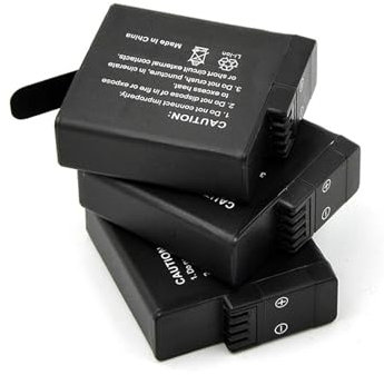 Compatibile Con GoPro Hero 5, Batteria Nera AHDBT-501 Da 1250 MAh, Compatibile Con GoPro 8, 7, 6 E 5, Batterie E Accessori For Action Cam