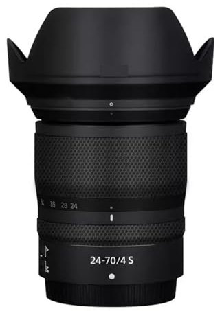 Camerea Objektiv-Aufkleber, kratzfest, für Nikon Z 24–70 mm, F4S, Schutzfolie, Körperschutz, Aufkleber, Abdeckung 24–70, 4 (mattschwarz)
