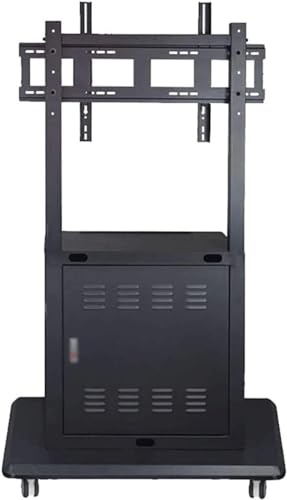 GDMDPTE Supporto TV Mobile, Supporto TV su Ruote, Supporti TV su Ruote, Supporti TV, Supporti e Giradischi, Supporto da Pavimento per Carrello