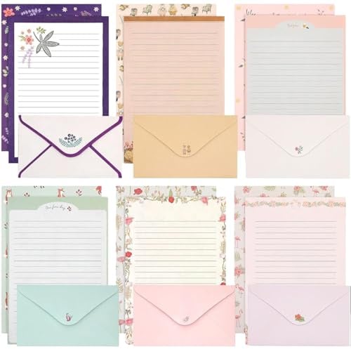 Omeblos 54Pcs Writing Paper and Envelopes Sets, Letter Writing Set