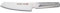 Global UKON Nakiri Knife with 14cm Square Tipped Blade, Vegetable Knife, CROMOVA 18 Stainless Steel