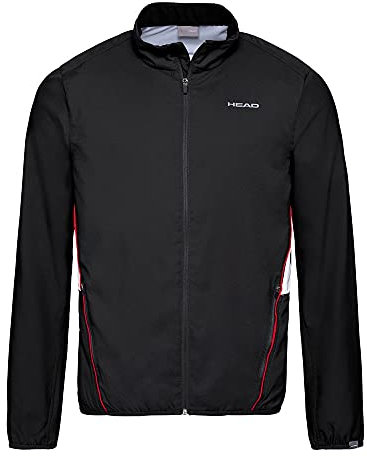 HEAD Herren Club Jacket M Tracksuits, Schwarz, S