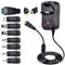 30W Universal AC to DC Power Adapter - Multi Output Voltages 3V 4.5V 5V 6V 7.5V 9V 12V Switching Power Supply with 8 Selectable Adapter Plugs for Routers Speakers Household Electronic (MAX 2A/2000mA)