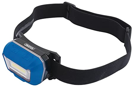 Draper 54374 3W Rechargeable COB LED Head Torch