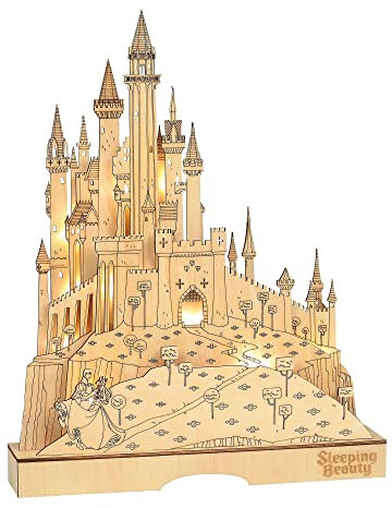 ENESCO, Castillo Iluminado La Bella Durimiente de Disney
