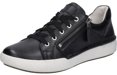 Josef Seibel Damen Low-Top Sneaker Claire 03,Weite G (Normal),Wechselfußbett,straßenschuhe,Strassenschuhe,Sportschuhe,schwarz,36 EU