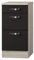 OPTIFIT Kult Küchen-Unterschrank 3 Schubladen »Faro«, grau, 40 cm breit, U436-9+KUFR