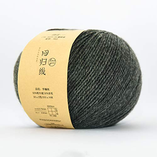XXSC-ZC 150G-Qualitäts-Yak Wolle Bälle für Häkeln und Stricken Baby-Pullover Schal, weiche warme Haut Friendly, Medium Thin Themen,04