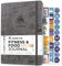 Clever Fox Fitness & Food Journal – Nutrition & Workout Planner for Women & Men – Diet & Gym Exercise Log Book with Calendars, Diet & Training Trackers - Undated, A5, Hardcover (Grey)