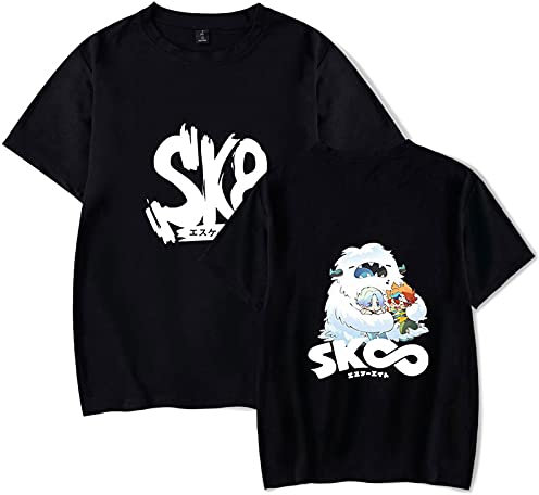 SK8 The Infinity Manga T Shirt Anime Figur Druck T-Shirt Kawaii Oben Kurzarm T Shirts Mit Rundem Hals Für Herren/Damen