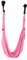 SPYMINNPOO Aerial Yoga Schaukel Set, Aerial Yogatuch Hammock Stretch Gurt Bein Taille Rücken Stretching Yoga Hängematte Schaukel Fitness Band Hammock Swing Kit(Rosa)