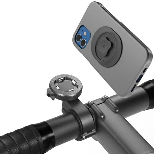 CQ Sincetop Handyhalterung Fahrrad, Motorrad Handyhalterung - Univeral Handy Fahrradhalterung, Stabile Aluminium Handyhalter Fahrrad Smartphone Halterung mit Ultra-Sperre für Rennrad MTB E Scooter