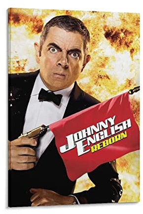 XXJDSK Leinwand Wandkunst Malerei Johnny English Reborn Movie Modern Family Bedroom Decor Posters 50x70cm Kein Rahmen
