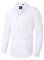 Alimens & Gentle Herren Kleid Shirts Faltenfrei Langarm Stretch Solid Formal Business Button Down Hemd mit Tasche, Gleicher Knopf, weiß, L
