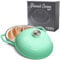 Segretto Cookware Enameled Cast Iron Bread Pan with Lid 11” Green Bread Oven Cast Iron Sourdough Baking Pan, Dutch Oven for Bread, No Seasoning Needed-