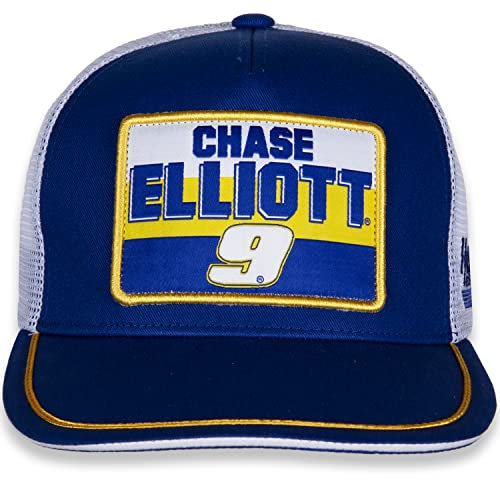 Checkered Flag Sports 2023 Chase Elliott Patch Hat – NASCAR Verstellbare Automotive Racing Mesh Baseballkappe, Chase Elliott, Einheitsgr��e