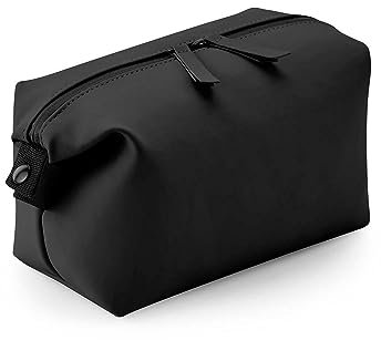 BagBase Matte PU Accessory Pouch Black 20 x 10 x 12 cm (BG330)