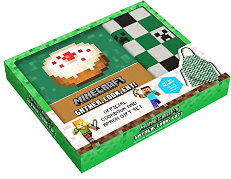 Minecraft: The Official Cookbook and Apron Gift Set: Plus Exclusive Apron