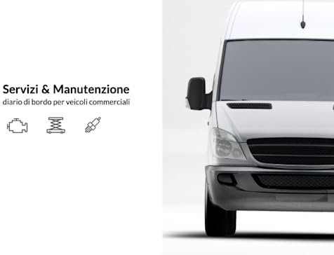 Libretto servizi e manutenzione per veicoli commerciali: diario di bordo per furgone, furgone centinato, scudo, van di piccole e grandi dimensioni.