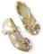 JerrisApparel Prinzessin Schuhe Mädchen Karneval Party Hochzeit Mary Janes (27 EU, Gold)