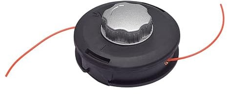 komiprotect® Testina Decespugliatore Universale BB 1- Attacco M10 x1,25 - Testina decespugliatore batti e Vai - con pomolo in Alluminio Accessorio Universale per Tutti i Tipi di Decespugliatori