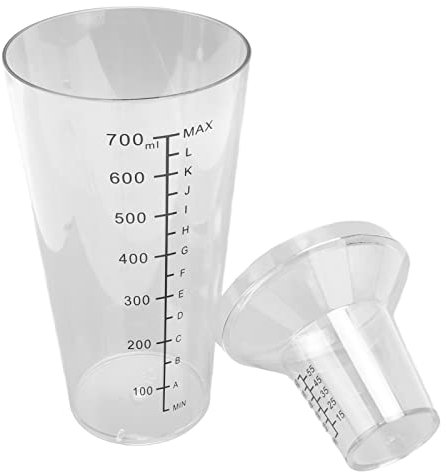 Shaker à Cocktail Shaker à Cocktail Bar Set Bar Shaker Boston Mixer Shaker Cocktail Transparent Shaker Empêcher les Déversements pour Boissons Mélangées Shaker Professionnel