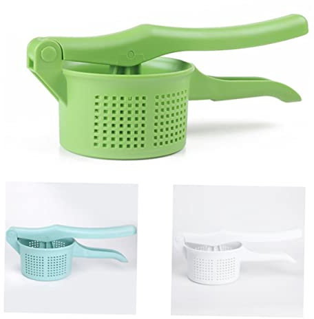 PRETYZOOM 1pc Fruit Juicer Ricer Kitchen Tool Kitchen Accessory Hand Masher Mince Meat Masher Stainless Steel Strainer Orange Press Juicer Stainless Steel Juicer Baby Potato