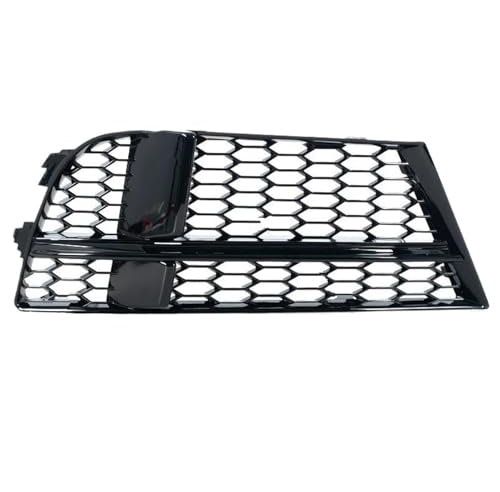 DZSNBMSHD Rejilla Frontal para Audi A3 8V Sedan Sportback Convertible 2017 2018 2019 Delantero Marco Luz Antiniebla Cubierta Bisel Rejilla Parrilla Delantera