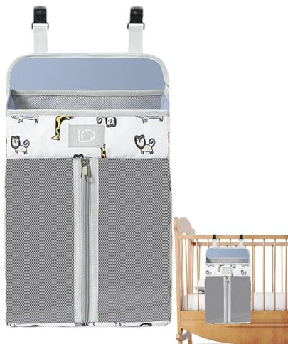 Wickelregal – Kinderzimmer-Organizer für Kinderbetten, Spielarden, Windeln und Caddies, Kindergarten-Organizer für Babyartikel