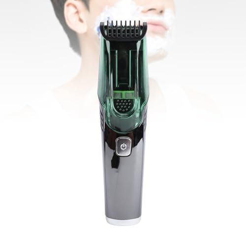 Vakuum-Haarschneider, Haarschneider, Geräuschloses Pflegeset, Schnurrbart, Koteletten, LED-Vakuum-Haarschneider, Geräuschloser, Leichter Haarschneider für Effiziente Haarschnitte