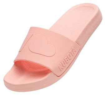 Kubota Claquette Femme - Sandales à enfiler - Chaussures Pour Piscine et Plage - Sandales été - Rose - 37
