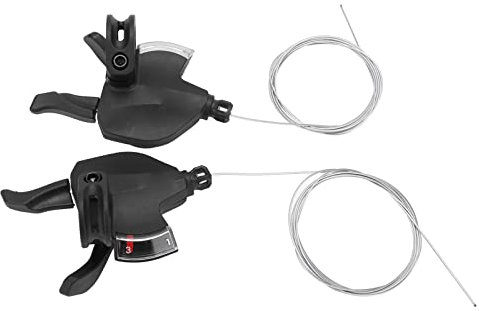 plplaaoo LeBycle 24-Gang-Fahrrad-Umwerfer, schlagfest, links- und rechtsseitiger Umwerfersatz, hochfester Mountainbike-Umwerfer aus Kunststoffstahl für sanften Geschwindigkeitswechsel bei