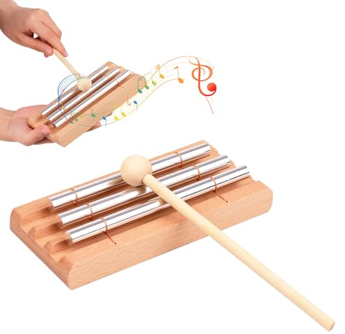 Energy Klangstab Lehrer Chime Klangstab Perkussions Windspie Holzschlägel Perkussions Klangstäbe Perkussions Windspiel Energy Chime Glockenspiel Für Gebet Yoga Heilung Klassenzimmer FrüherziehungMusik
