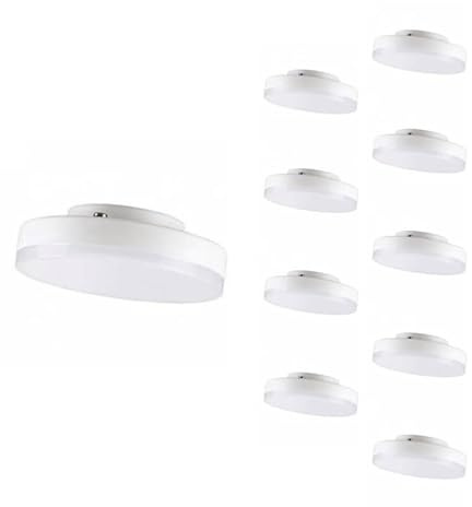 SILAMP Ampoule LED GX53 7W SLIM (Pack de 10) - Blanc Froid 6000K - 8000K