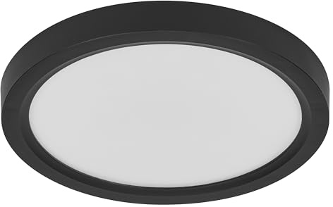 Osram Orbis Quickfix LED Deckenleuchte 245mm 20W Schwarz | Orbis Quickfix, Indoor Wall Lighting, Schwarz, 245 mm dia, 30000 h, 1-Pack