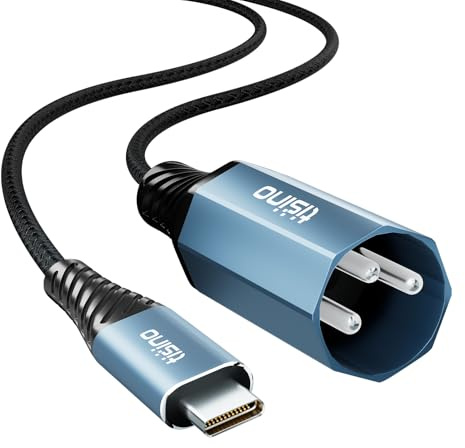 Tisino Cable USB-C a XLR Macho, DAC 32bit/384kHz, Audio Output, 0,5m | Cable Audio XLR Macho a USB C para Altavoces/Mesas de Mezclas/Amplificateurs, Audio de Alta Resolución, Solo Salida Audio
