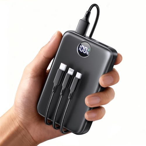 Power Bank Fast Charging 40000mAh, 22.5W Portable Charger(USB-C Input & Output), PD QC 3.0 External Mobile Phone Battery with LED Display, Compatible with iPhone 17 16 15 14 13 12 Pro Max and More