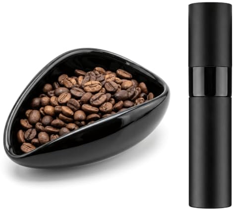 ASSRECT Coffee Dosing Cup with Spray Bottle, Ceramic RDT Tool for Espresso | Reduces Coffee Static and Mess Before Grinding, Fine Mist Control Helps Create a Cleaner Workflow For Home Baristas