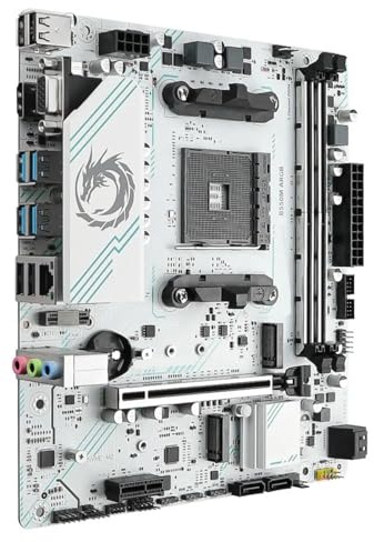 Schede madri Fit For SOYO AMD B550M Scheda Madre da Gioco USB3.1 M.2 Nvme Sata3 DDR4 Dual Channel Supporta RYZEN R3 R5 R7 3000 4000 5000 CPU AM4 Socket