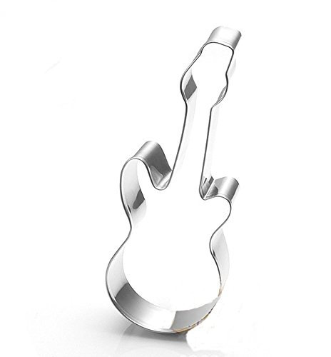 Bistuit Emporte-pièce en forme de guitare en acier inoxydable