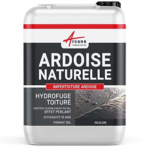 Hydrofuge Toiture - Imperméabilisant Ardoise - IMPER ARDOISE - 20 L (jusqu'à 100 m²) - ARCANE INDUSTRIES